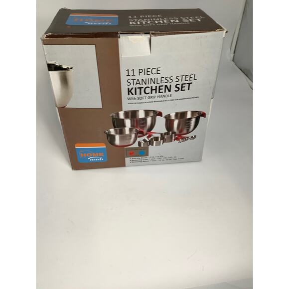 Home needs 11 piece kitchen set. Soft grip handle B￼146. - Picture 10 of 11
